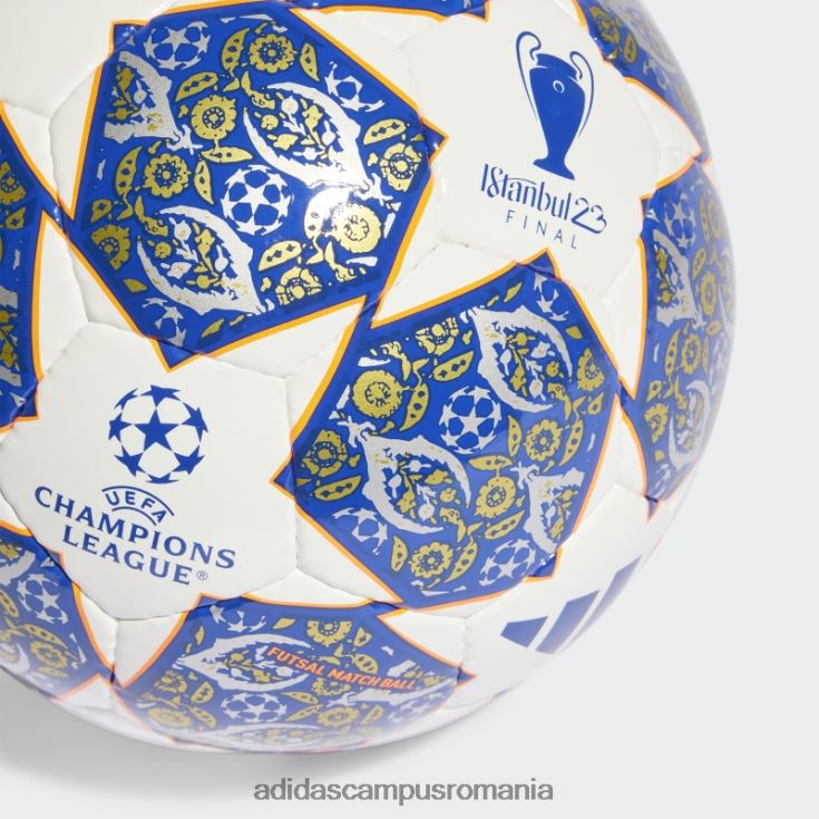 adidas campus romania ucl pro sala istanbul fotbal alb adidas unisex alb/albastru/portocaliu/argintiu J266N215696