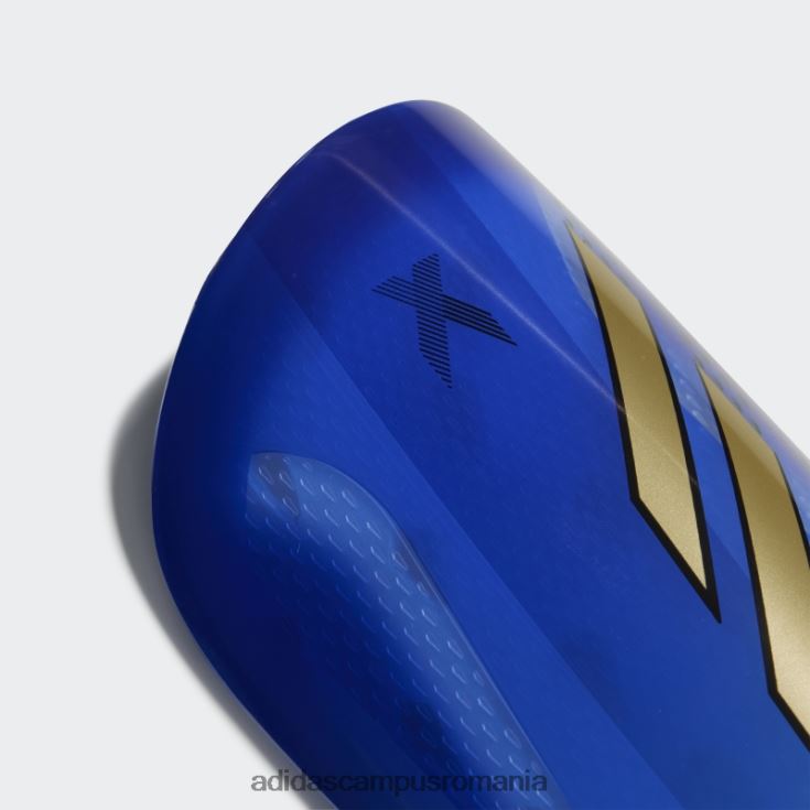 adidas campus romania x speedportal league shin guards albastru unisex albastru/auriu metalic J266N215344