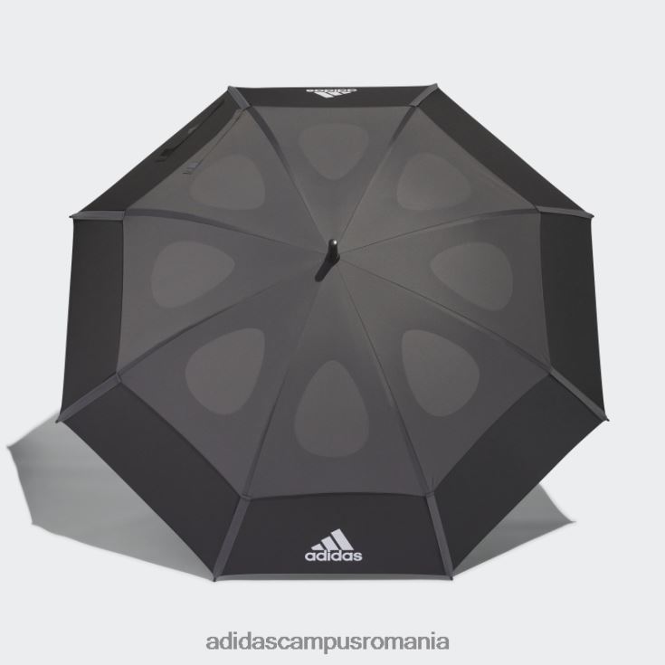 adidas campus romania Umbrelă cu baldachin dublu de 64 inchi, neagră unisex negru J266N215667