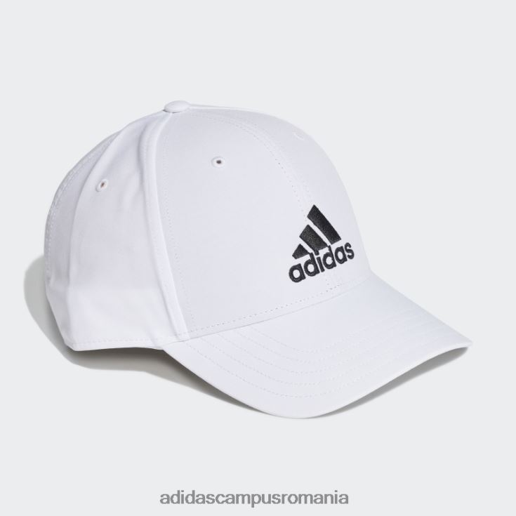 adidas campus romania șapcă de baseball brodată, albă, adidas unisex alb negru J266N27956