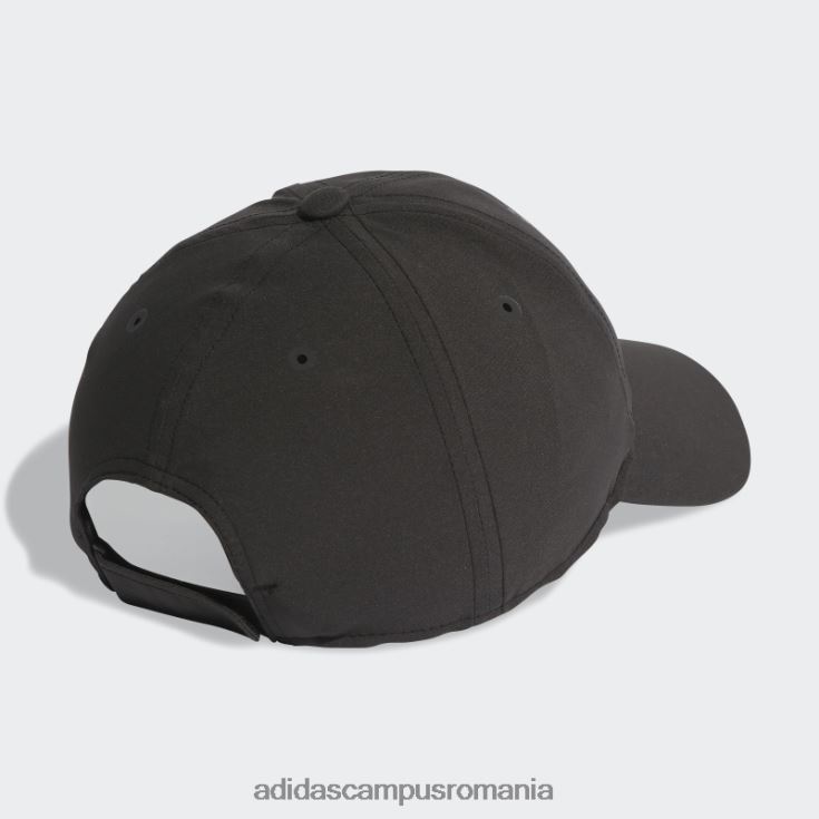 adidas campus romania șapcă de baseball neagră cu 3 dungi aeroready unisex alb negru J266N215569
