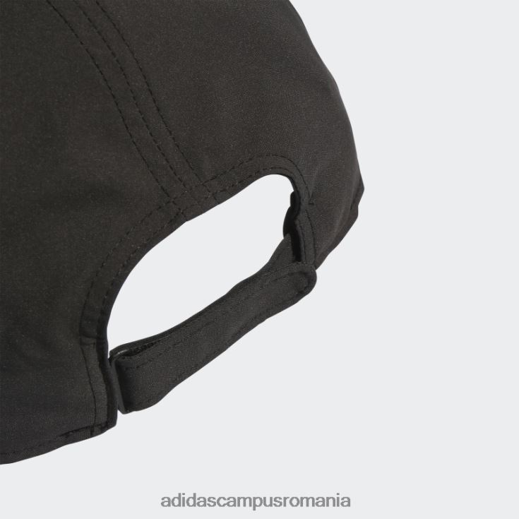 adidas campus romania șapcă de baseball neagră cu 3 dungi aeroready unisex alb negru J266N215569
