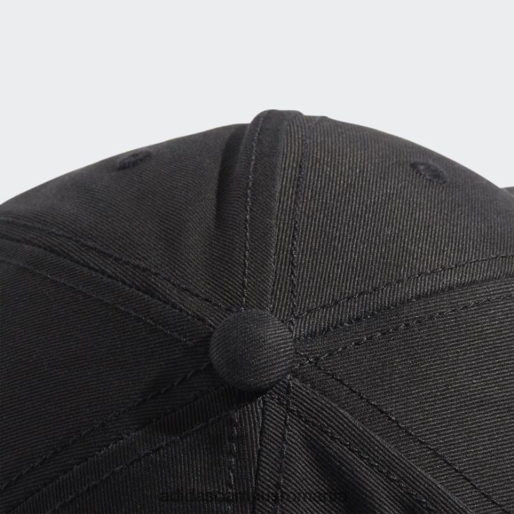 adidas campus romania șapcă din twill cu 3 dungi de baseball alb unisex alb negru J266N27431