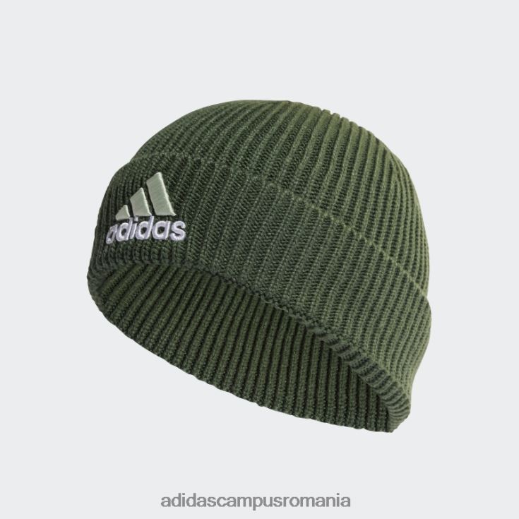 adidas campus romania beanie cu logo-ul bicolor oxid verde unisex oxid verde J266N28060