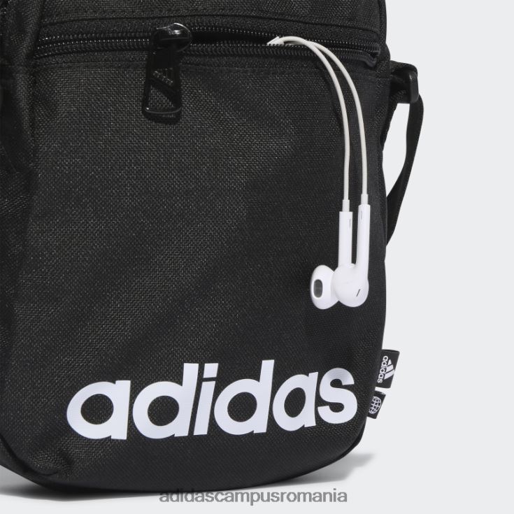 adidas campus romania esentiale organizator alb elegant unisex alb negru J266N27831
