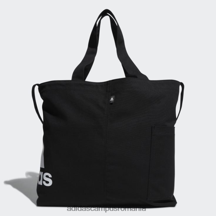 adidas campus romania geantă tote din pânză neagră unisex negru J266N27594