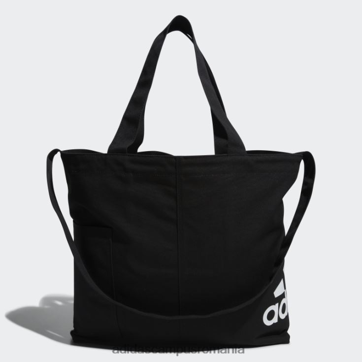 adidas campus romania geantă tote din pânză neagră unisex negru J266N27594