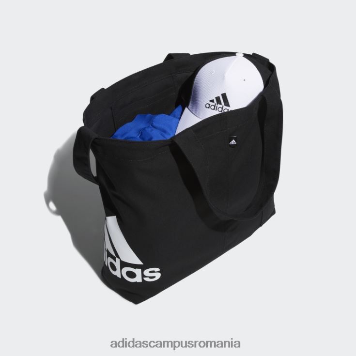 adidas campus romania geantă tote din pânză neagră unisex negru J266N27594