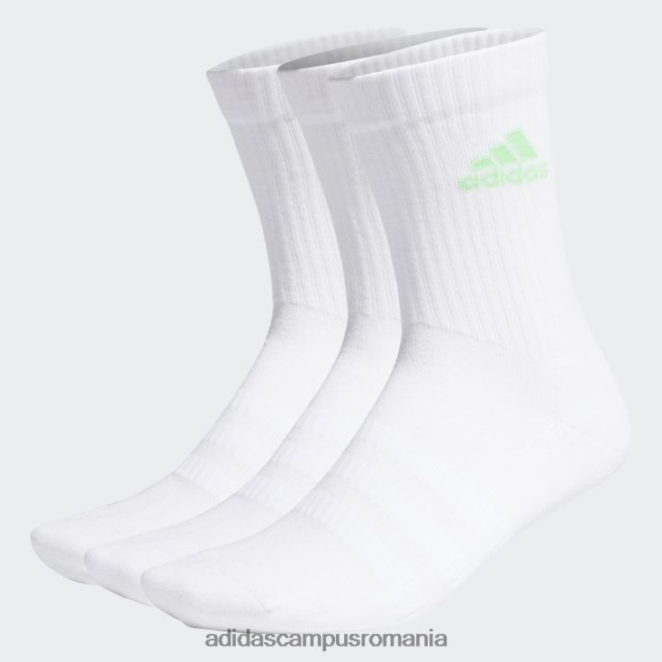 adidas campus romania șosete albe de echipaj cu perne unisex alb/rosu/verde J266N21931