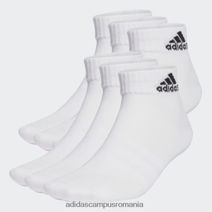 adidas campus romania șosete albe, subțiri și ușoare, pentru sport, 6 perechi adidas unisex alb negru J266N27665