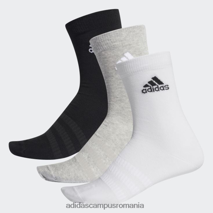 adidas campus romania șosete echipaj gri mediu 3 perechi adidas unisex gri mediu/alb/negru J266N21899
