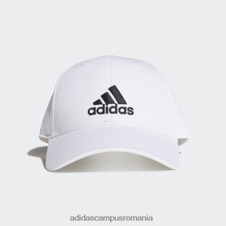 adidas campus romania pălărie de baseball albă unisex alb negru J266N27460
