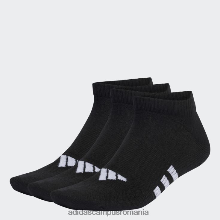 adidas campus romania performanță șosete ușoare joase 3 perechi negru adidas unisex negru J266N215462