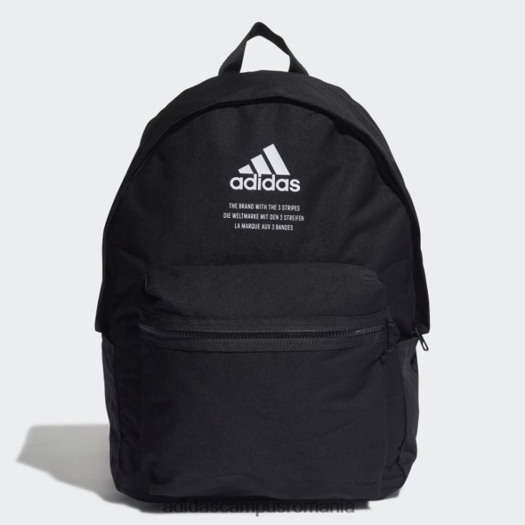 adidas campus romania rucsac clasic din material negru unisex alb negru J266N28168