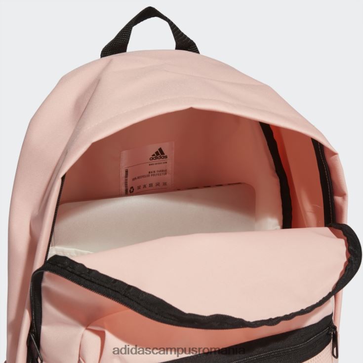 adidas campus romania rucsac haze coral clasic cu 3 dungi unisex haze coral/alb J266N215604
