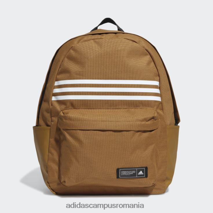 adidas campus romania rucsac orizontal adidas clasic bronz cu 3 dungi unisex bronz/alb J266N27449
