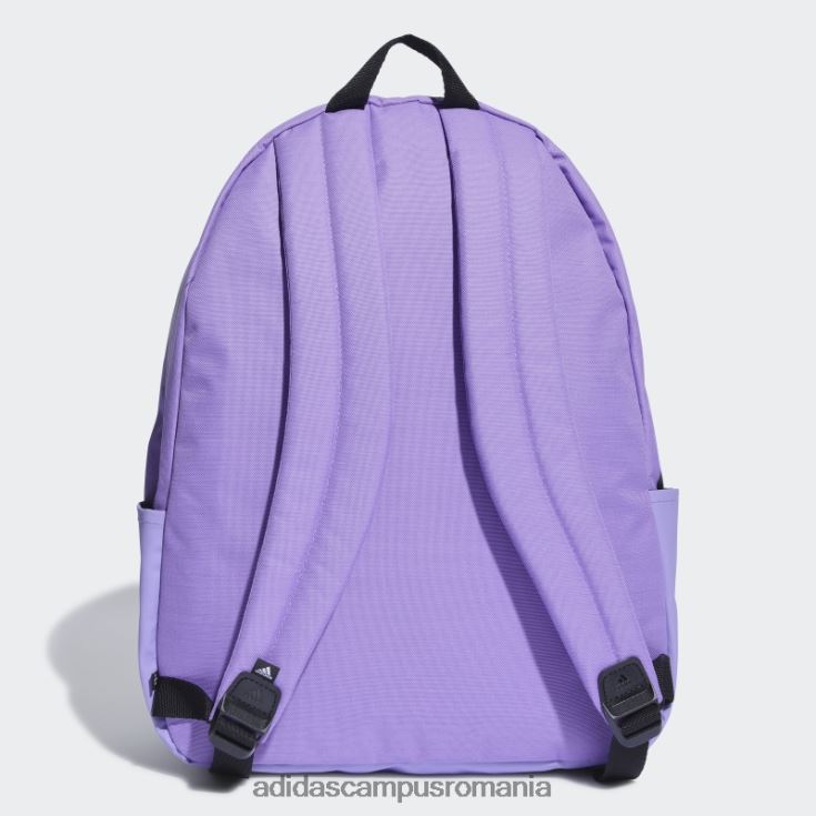 adidas campus romania rucsac violet clasic cu 3 dungi unisex violet/negru J266N27445