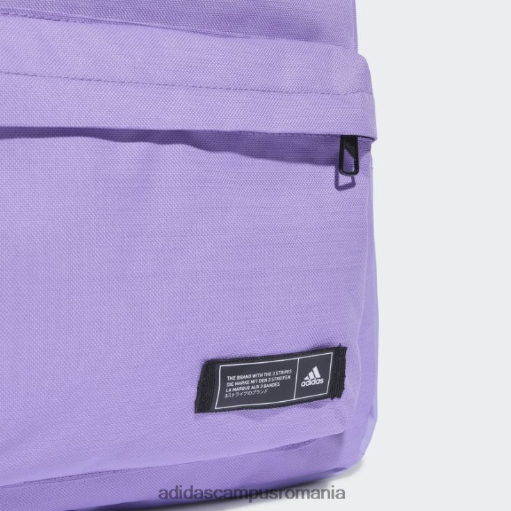 adidas campus romania rucsac violet clasic cu 3 dungi unisex violet/negru J266N27445