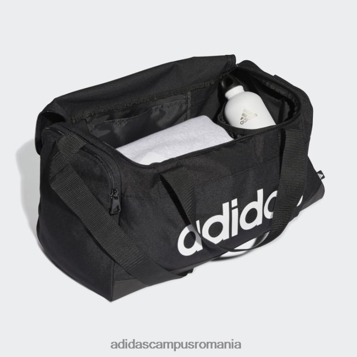 adidas campus romania sac de sport cu logo essentials extra mic negru unisex alb negru J266N28144