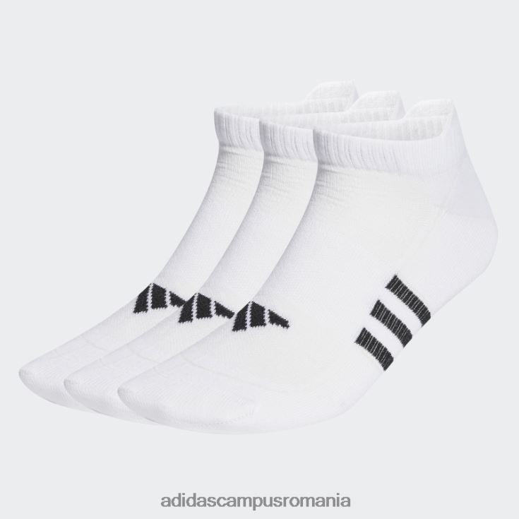 adidas campus romania sosete albe performante lejere joase 3 perechi unisex alb J266N215479