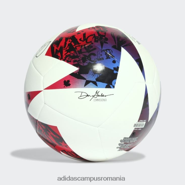 adidas campus romania minge de antrenament mls albastră unisex alb/albastru/rosu J266N221555