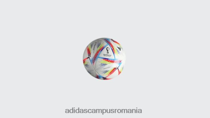 adidas campus romania mini minge al rihla albă unisex alb/pantone J266N221550