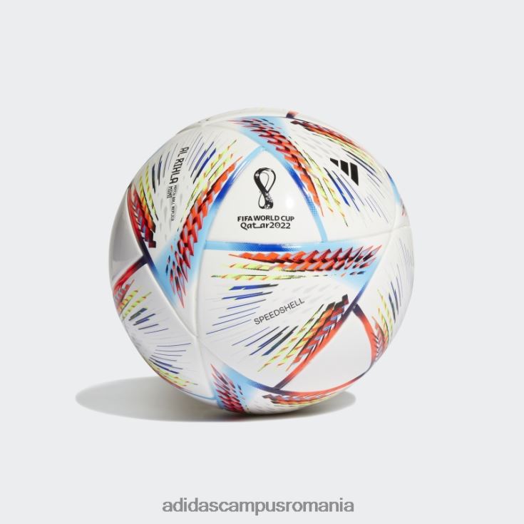 adidas campus romania mini minge al rihla albă unisex alb/pantone J266N221550