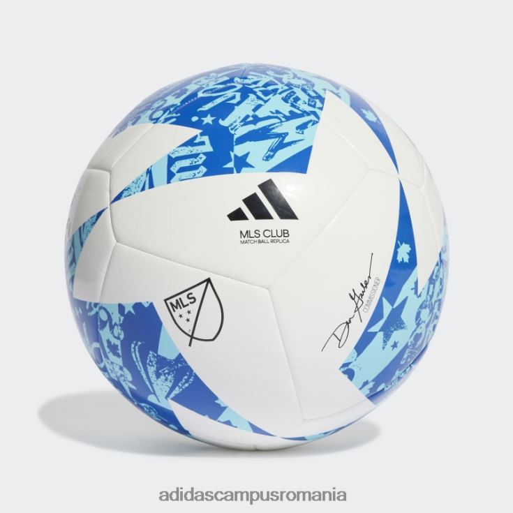 adidas campus romania mls club ball albastru unisex alb/albastru/cian J266N221559