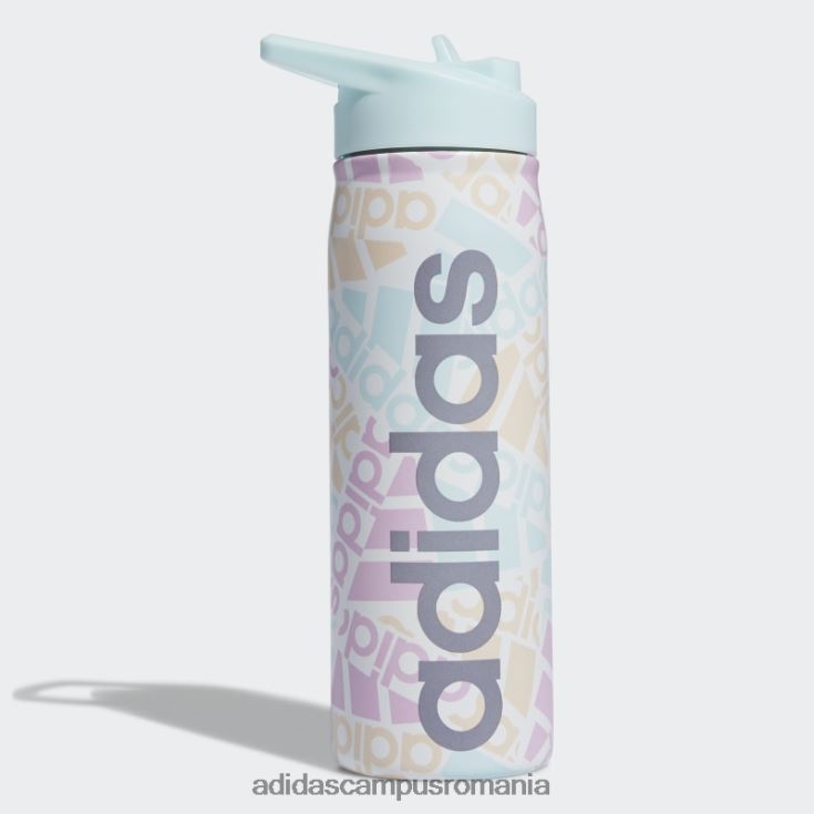 adidas campus romania sticla metalica paie din otel alb 600 ml unisex alb/albastru/gri J266N221934