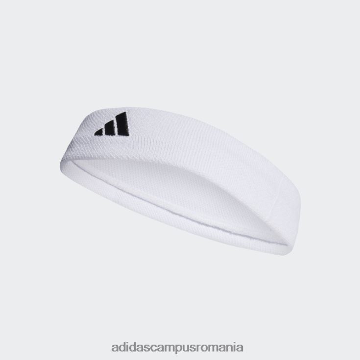 adidas campus romania bentita albă de tenis unisex alb negru J266N21835