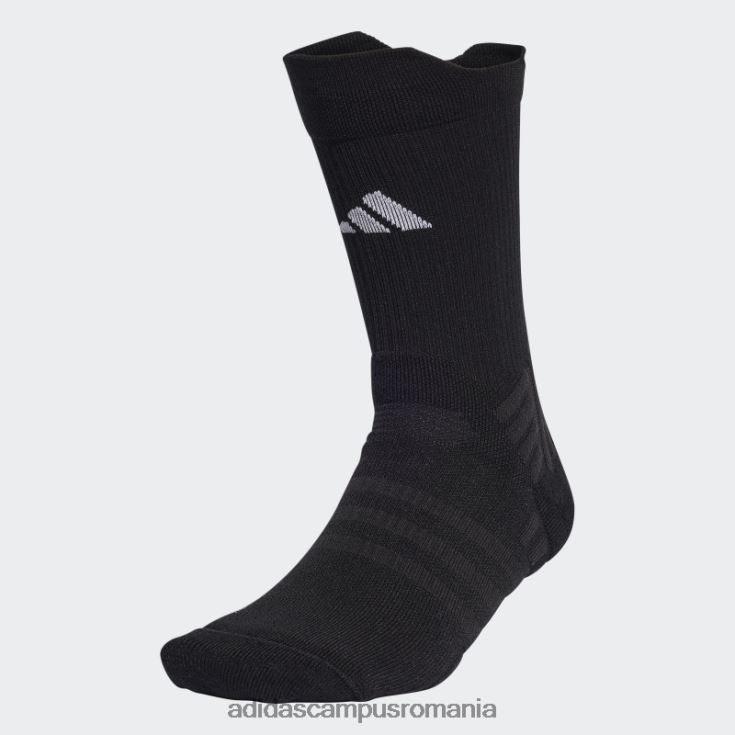 adidas campus romania șosete echipaj cu perne de tenis 1 pereche negru adidas unisex alb negru J266N215480
