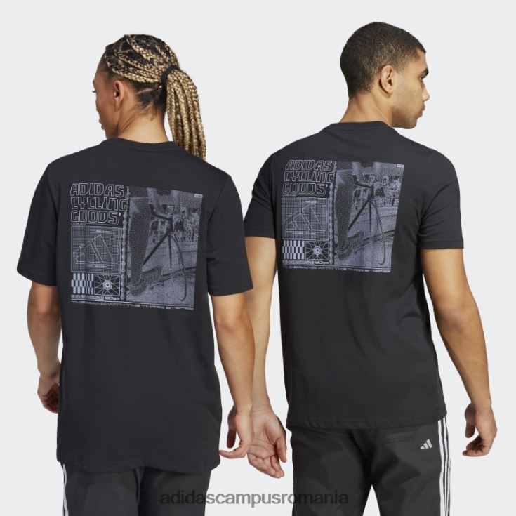 adidas campus romania Tricou grafic ciclism (gen neutru) negru adidas unisex negru J266N214106