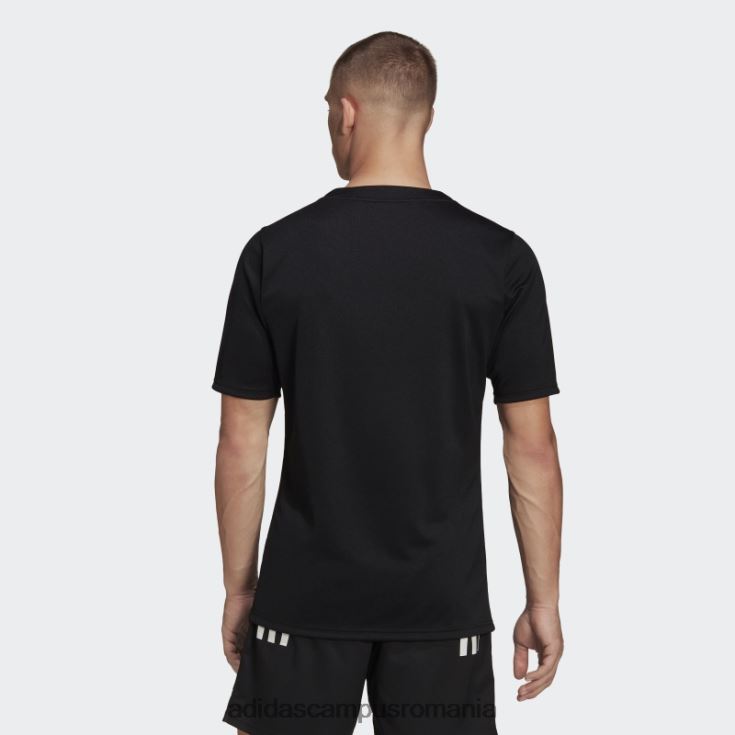 adidas campus romania black ferns rugby primeblue replica tricou acasă negru elegant unisex negru J266N21664