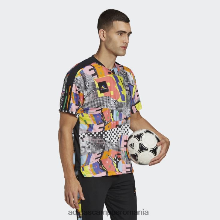 adidas campus romania tiro pride tricou neutru de gen multicolor unisex multicolor/negru J266N27082