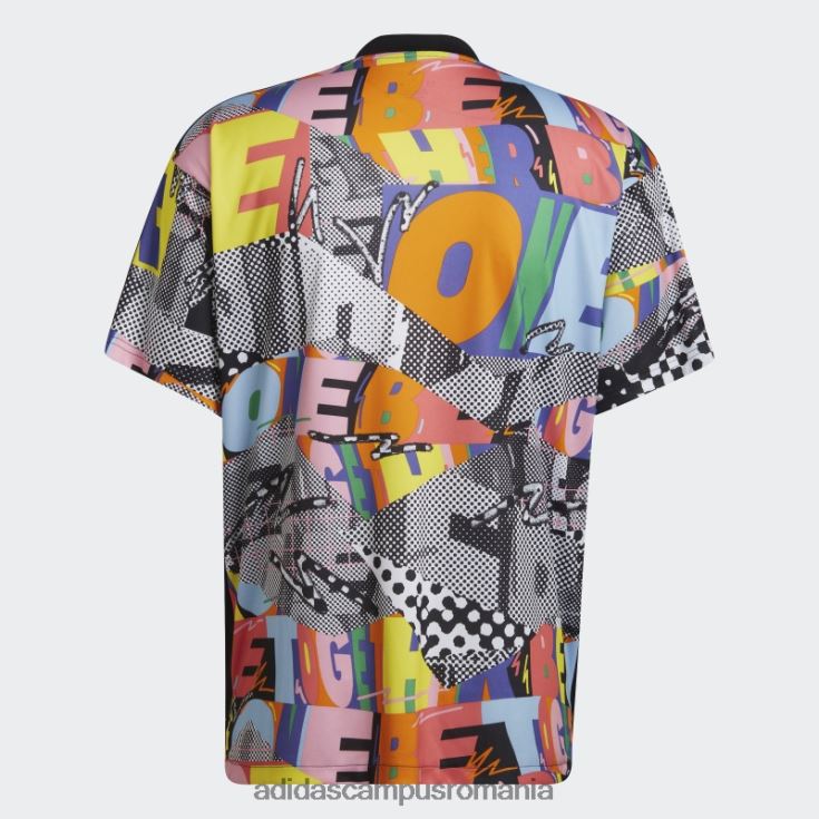adidas campus romania tiro pride tricou neutru de gen multicolor unisex multicolor/negru J266N27082