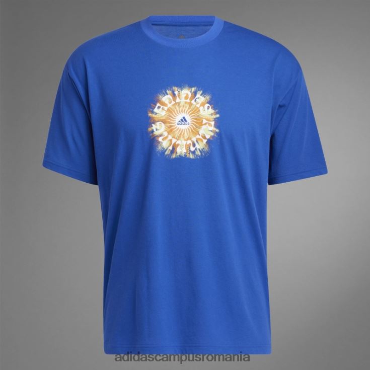 adidas campus romania tricou grafic pentru alergare albastru regal (neutru de gen) unisex albastru regal J266N214686