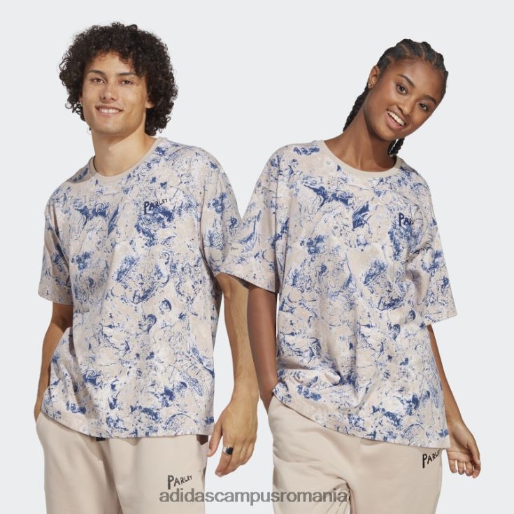 adidas campus romania tricou quartz hot x parley (neutru de gen) unisex cuarț/argintiu zori J266N2942
