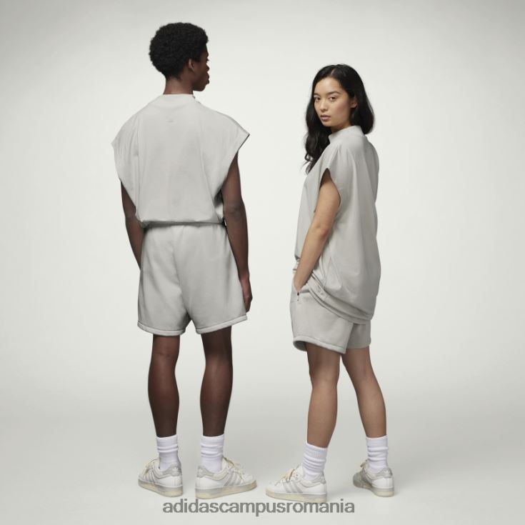 adidas campus romania Tricou fără mâneci de baschet gri metal unisex gri metal J266N23653