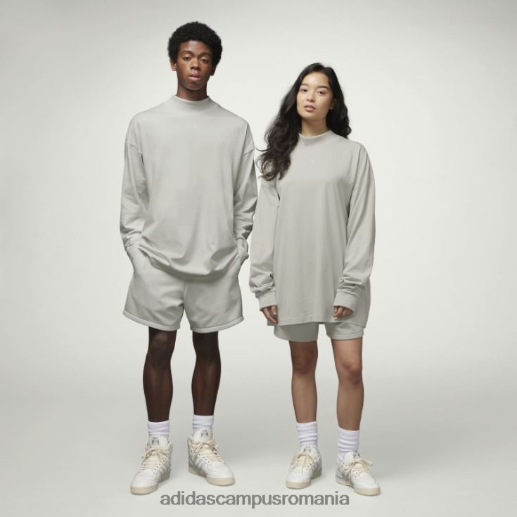 adidas campus romania baschet cu mânecă lungă metal gri fierbinte unisex gri metal J266N213373