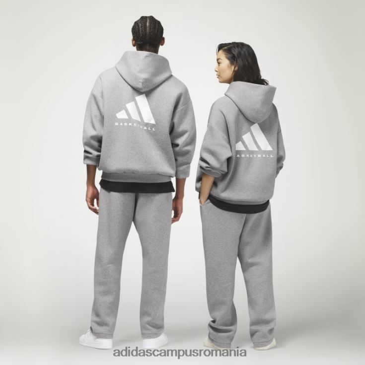 adidas campus romania baschet heather hanora modă fulgi de ovăz închis unisex fulgi de ovăz închis la culoare J266N213164