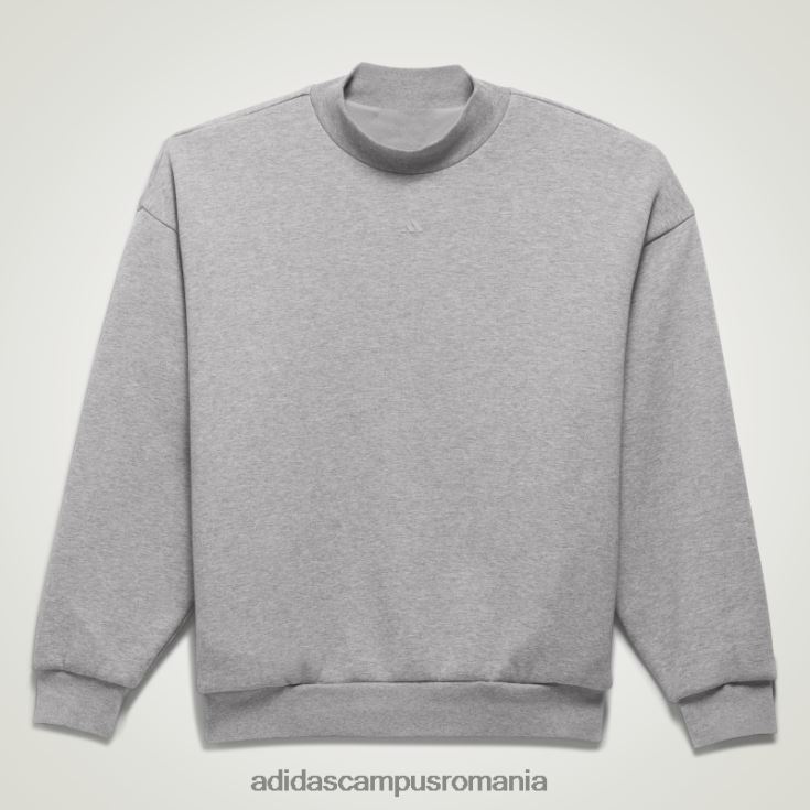 adidas campus romania bluză de ovăz baschet heather crew hanorac fierbinte unisex fulgi de ovăz închis la culoare J266N2788