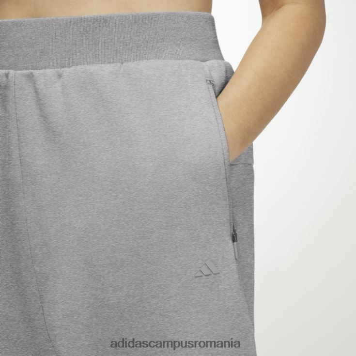 adidas campus romania făină de ovăz întunecată caldă baschet heather pantaloni de trening unisex fulgi de ovăz închis la culoare J266N213103