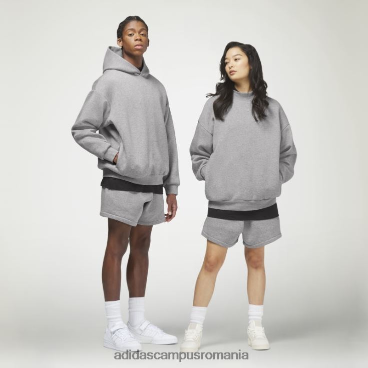 adidas campus romania fulgi de ovaz inchis la moda pantaloni scurți de baschet heather unisex fulgi de ovăz închis la culoare J266N213616