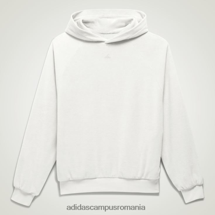 adidas campus romania hanorac alb din velur pentru baschet unisex alb J266N2812