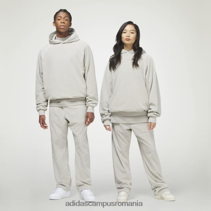 adidas campus romania hanorac din velur de baschet de mod gri metal unisex gri metal J266N2814