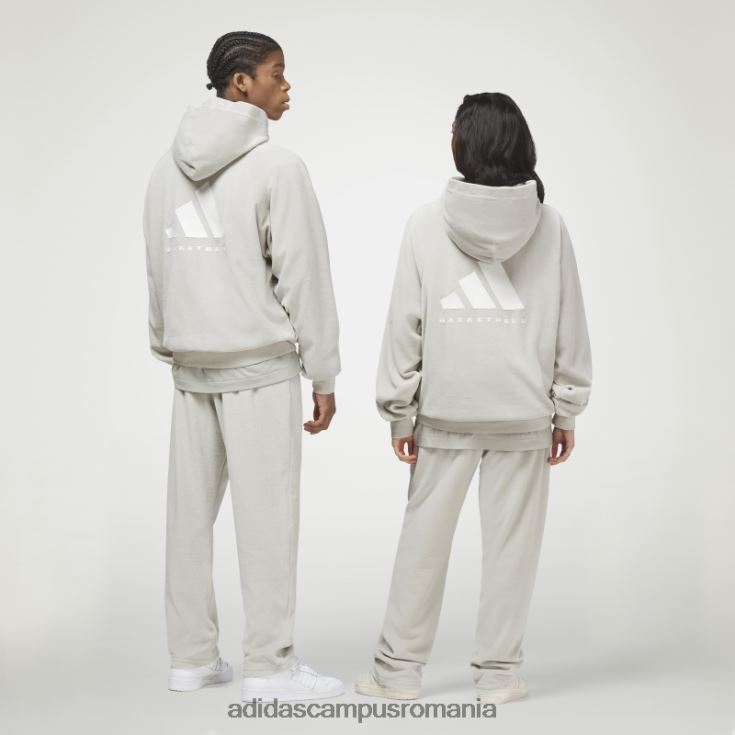 adidas campus romania hanorac din velur pentru baschet gri metalizat unisex gri metal J266N213445