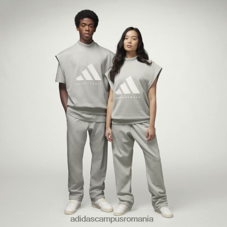 adidas campus romania hanorac fără mâneci baschet metal gri fierbinte unisex gri metal J266N21082