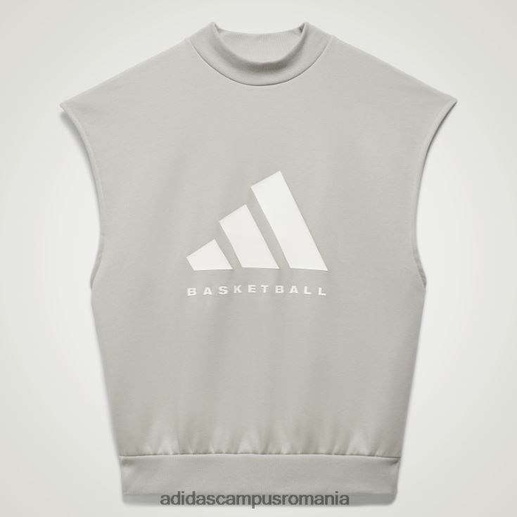 adidas campus romania hanorac fără mâneci baschet metal gri fierbinte unisex gri metal J266N21082