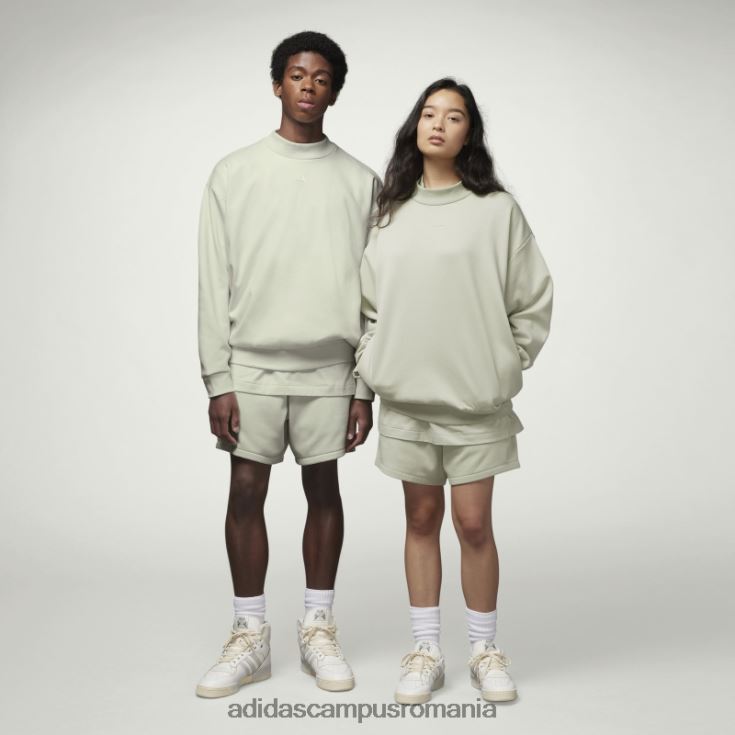 adidas campus romania hanorac verde pentru echipaj de baschet fashion unisex verde J266N2765
