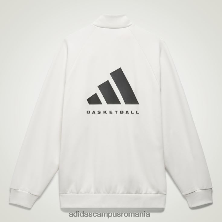 adidas campus romania jachetă albă de sport de baschet fierbinte unisex alb J266N26150